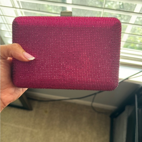 Rhinestone Stud Clasp Clutch - Picture 7 of 7